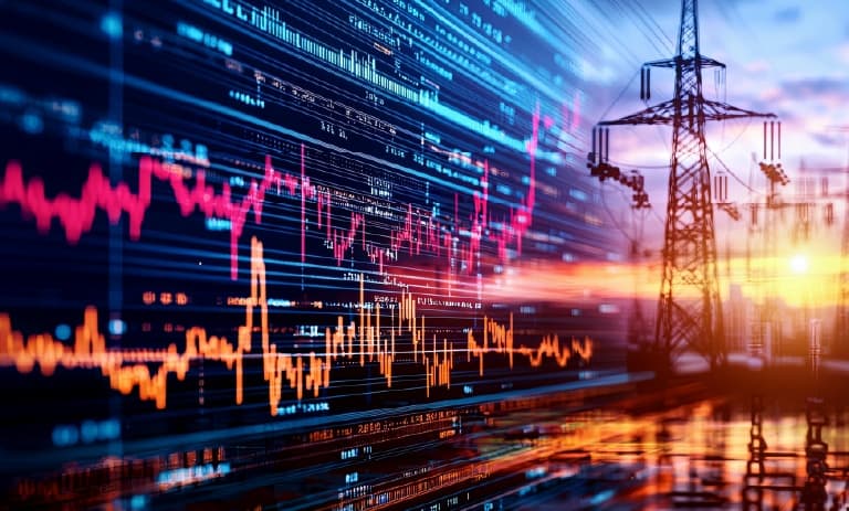 Datenanalyse entlang von Stromleitungen und Energienetzen