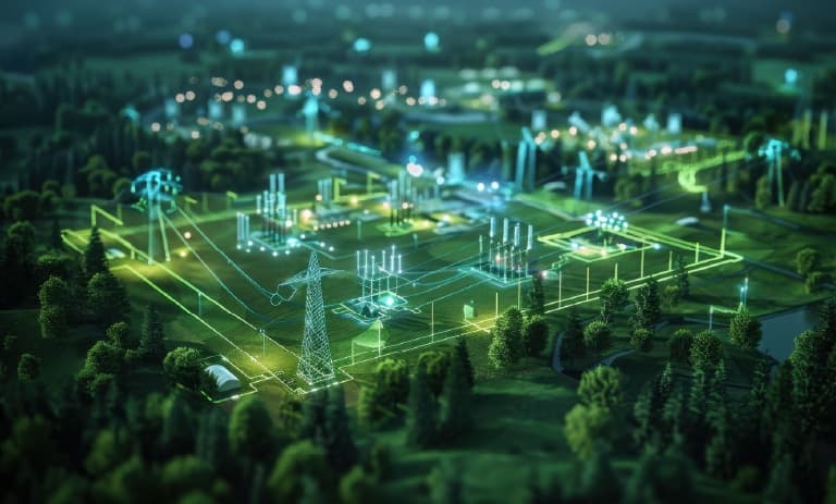 Fortschrittliches Stromnetz