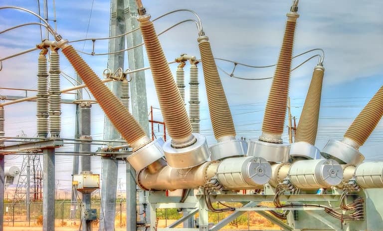 Buchsen am Transformator