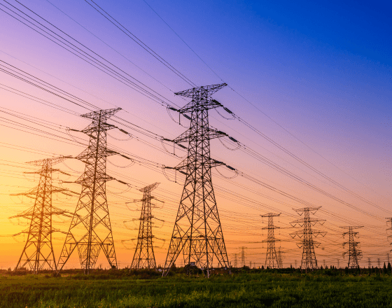 Stromnetz-Übertragungsleitungen